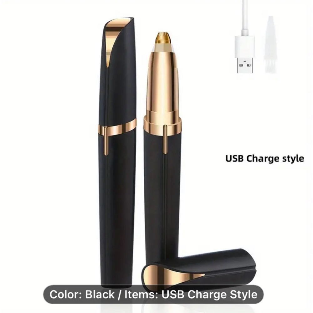 mini black facial hair epilator